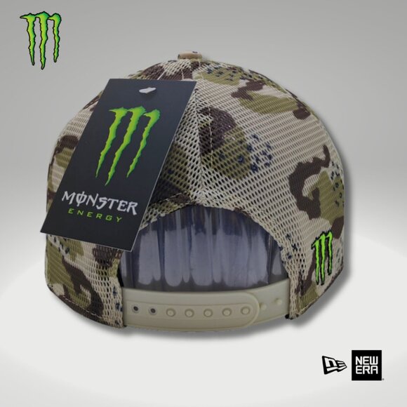 Hat Snapback New Era Camo Mesh 9FORTY Box & Sticker - Picture 2 of 5